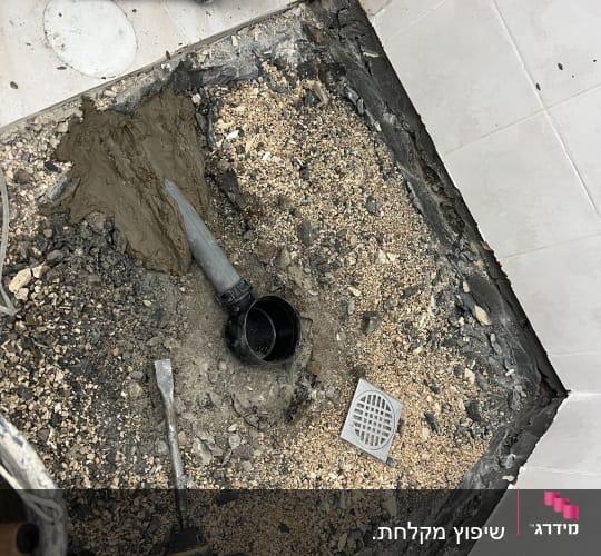 שיפוץ רצפה עם כלים וחומרים